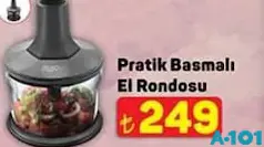 PRATİK BASMALI EL RONDOSU fiyat ve kampanya bilgisi